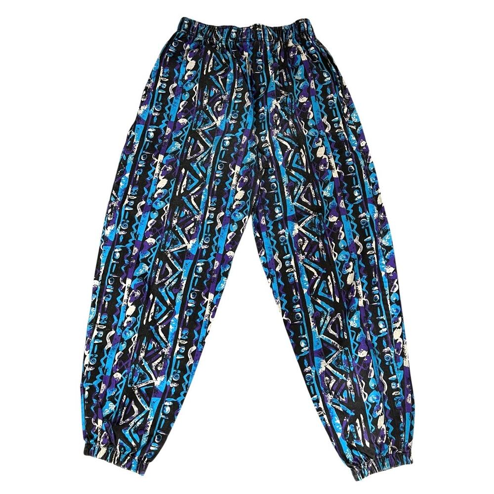 Vintage International BAGGYZ Parachute Pants 80s size medium Hammer pants - Picture 2 of 6
